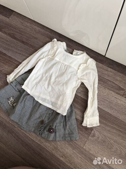 Сарафан и блузка Next