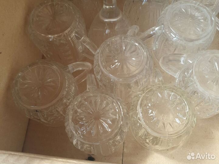 Кружка хрустальная СССР 8шт