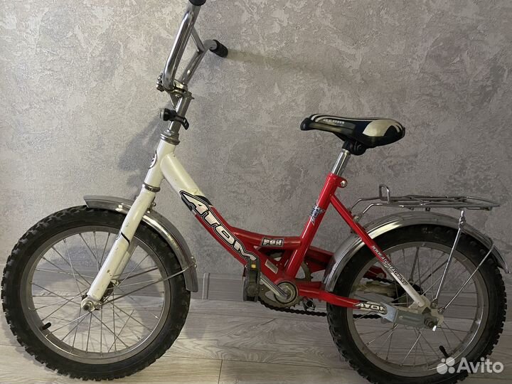 Детский велосипед 16 atom fox