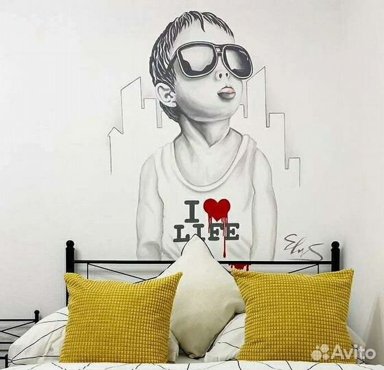 Роспись стен, граффити