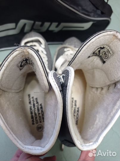 Коньки фигурные бу 40 размер и чехол