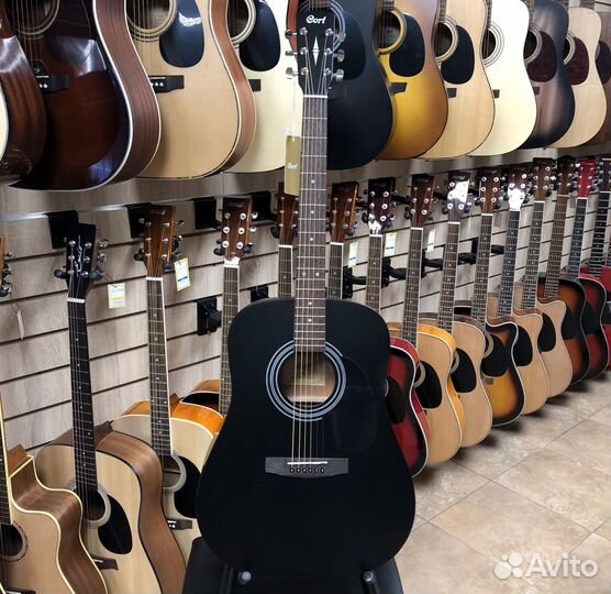 Акустическая гитара Cort ad 810 BKS +Чехол
