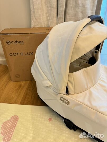 Люлька cybex cot s lux seashell beige