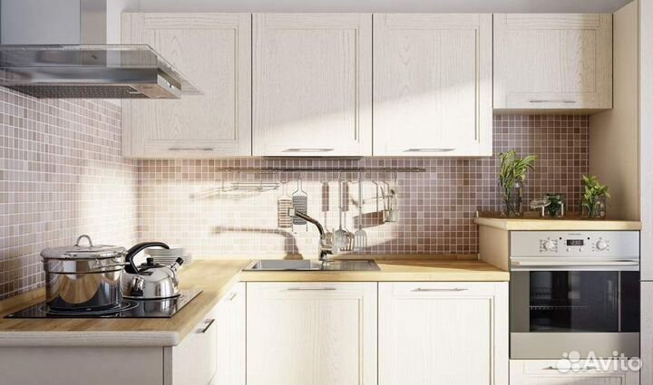 Кухня белая