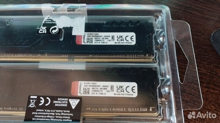 DDR4 16GB (2x8) 3600CL18 Kingston fury beast