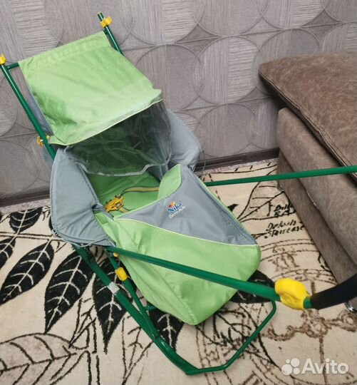 Детские санки коляска