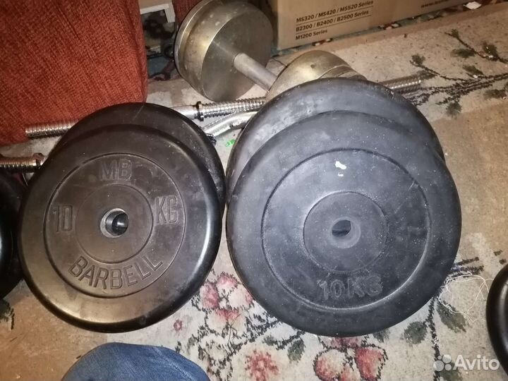 Штанга гриф блины