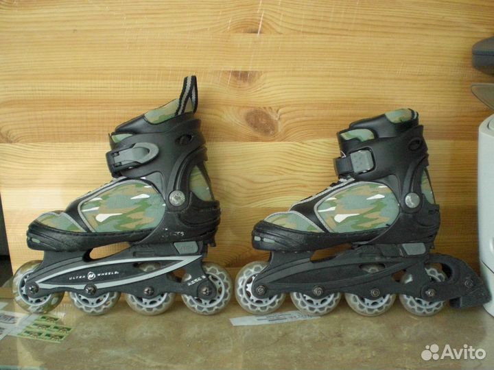 Роликовые коньки детские раздвижные ultra wheels