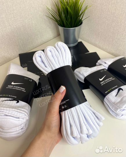 Носки махровые Nike Crew Cotton