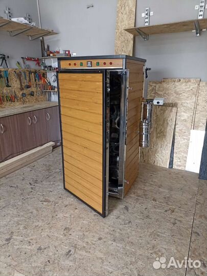 Коптильня 450 L горячего холодного копчения