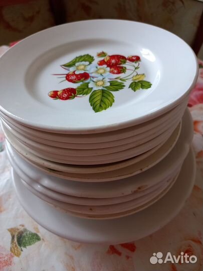 Новые тарелки, посуда зик СССР комплект