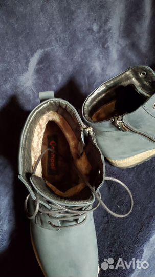 Мужские ботинки нат.мех. Польша. Новые