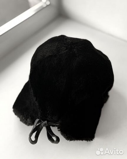 Шапка меховая. Натуральный мех. Ушанка бобер