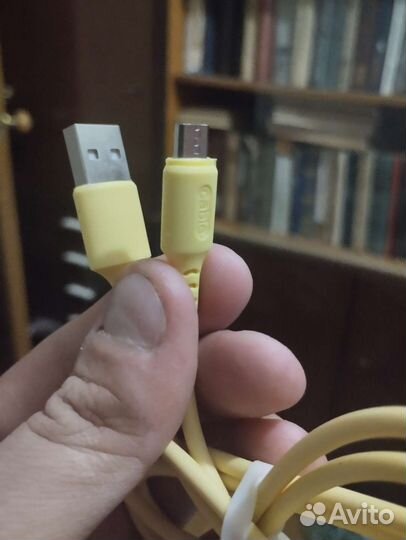 Кабель Micro USB RED line Жёлтый 1 м