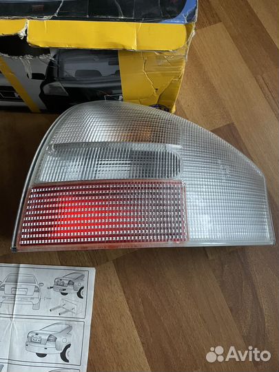 Новые фонари Hella White Audi A6 C5 Седан