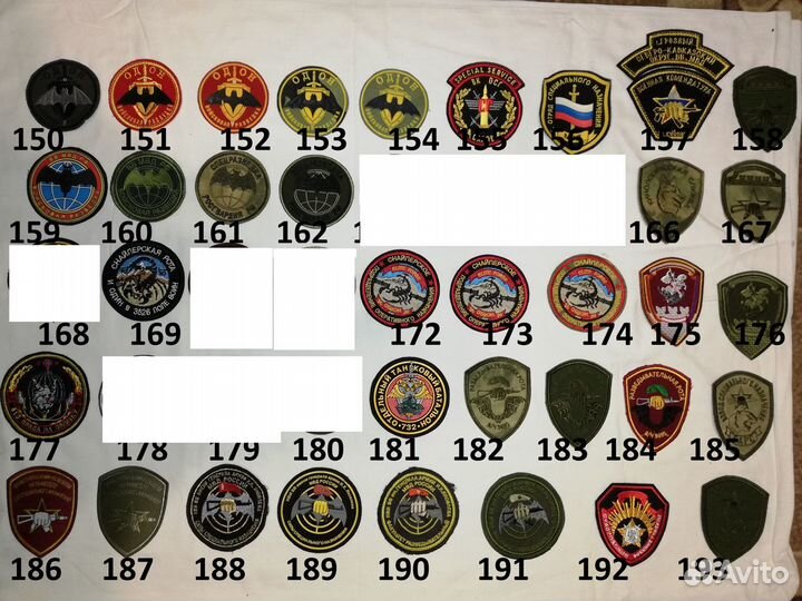 Шевроны, нашивки военные