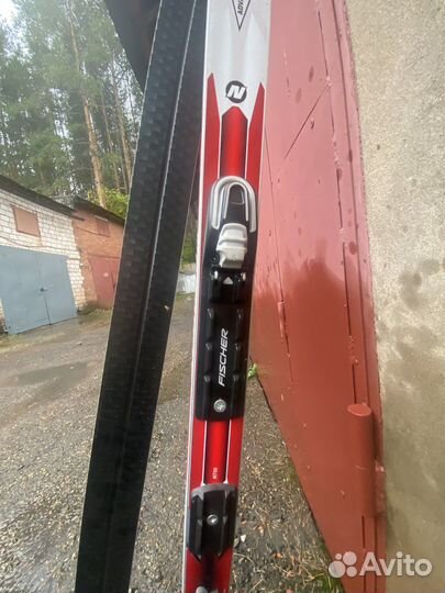Лыжи беговые новые Nordway с креплениями Fisher