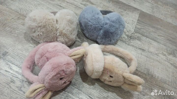 Меховые наушники