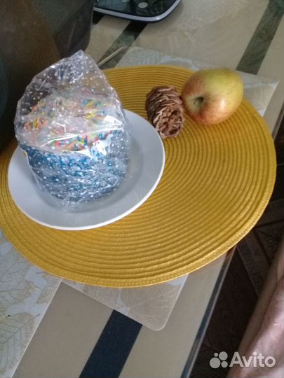 Салфетки круглые для стола, плетеные