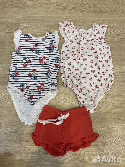 Вещи пакетом на девочку 68-74