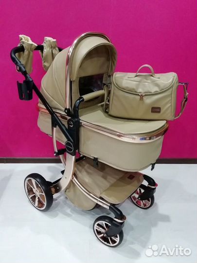 Коляска 2 в 1 Luxmom в отличном состоянии