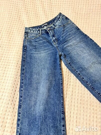 Джинсы женские широкие