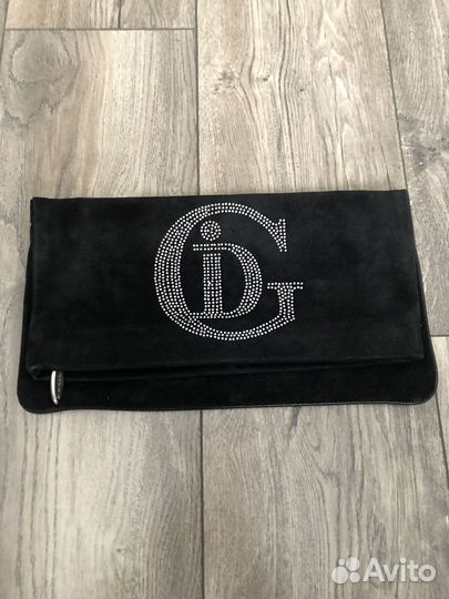 Сумка клатч натуральная кожа италия