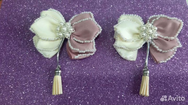 Заколка для волос ручной работы