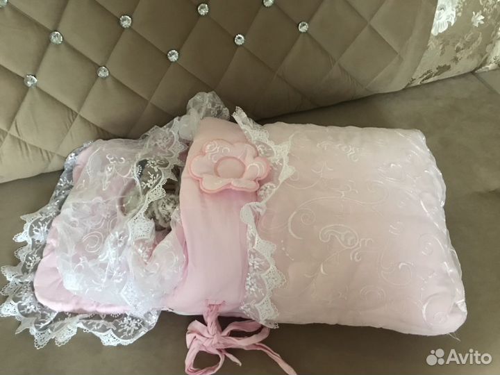 Комплект на выписку с органзой