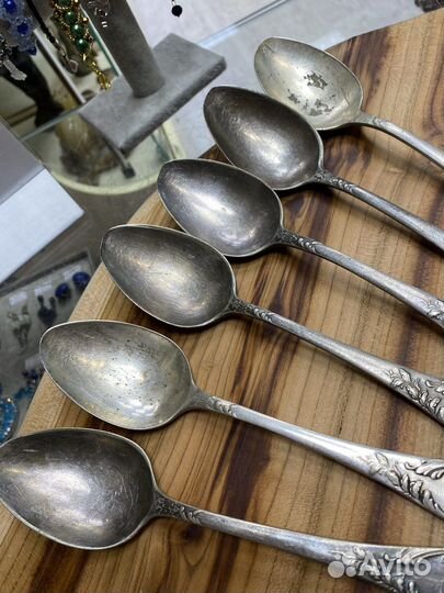 Ложки столовые мельхиор СССР
