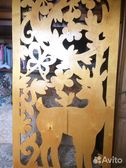 Деревянное панно