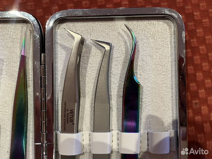 Пинцет для наращивания ресниц