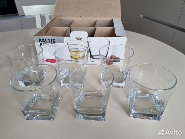 Стаканы стекло из одной серии наборы