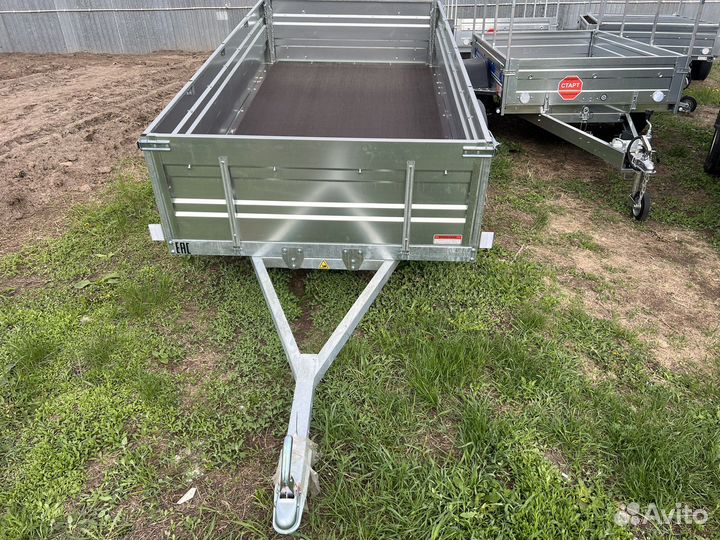 Прицеп оцинк 2.60х1.34 увеличенный борт Спутник