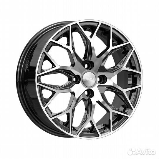 Литые диски 6x16 4x98 58.5 ET35 скад Фабиан алмаз