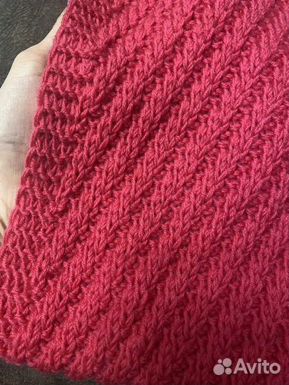 Шапка снуд и варежки