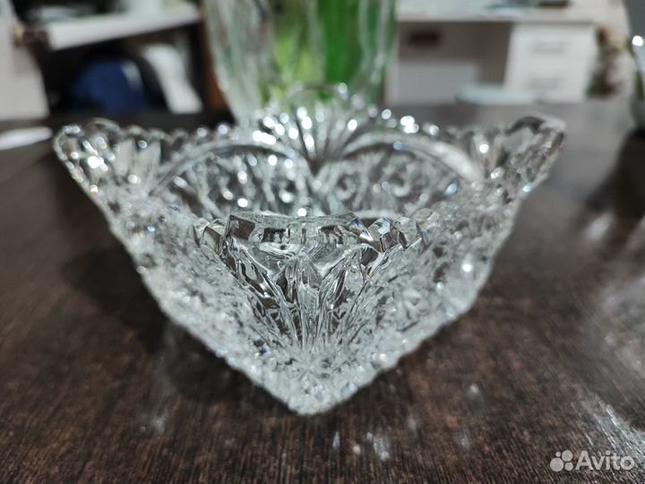 Салатник хрустальный для сервировки