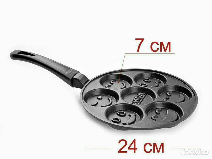 Оладница новая 24см