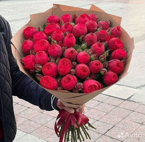 Пионы Розы Доставка