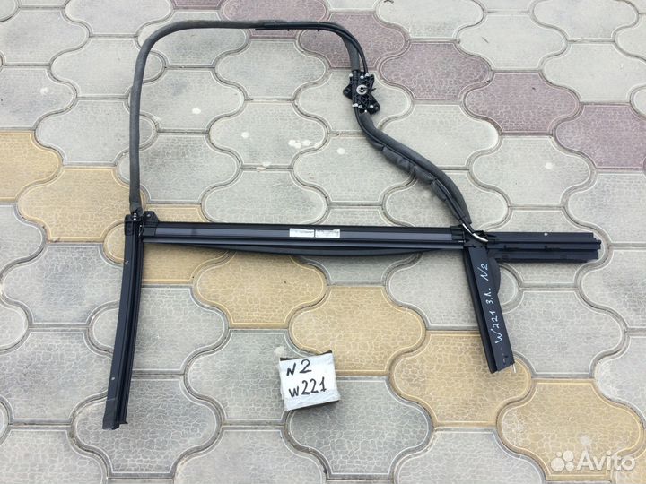 Шторки в задние двери Mercedes W221