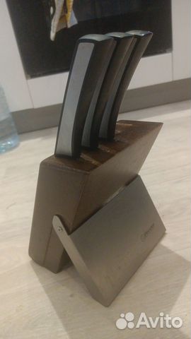 Подставка для ножей деревянная