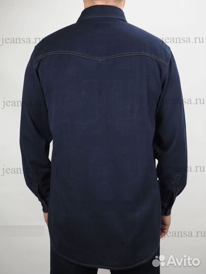 Рубашка Boss полиринг чернильная, размеры 50-60