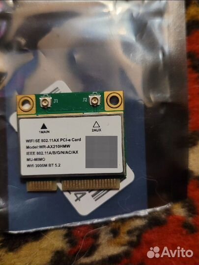 WiFi 6 mini pci e Intel AX210NGW