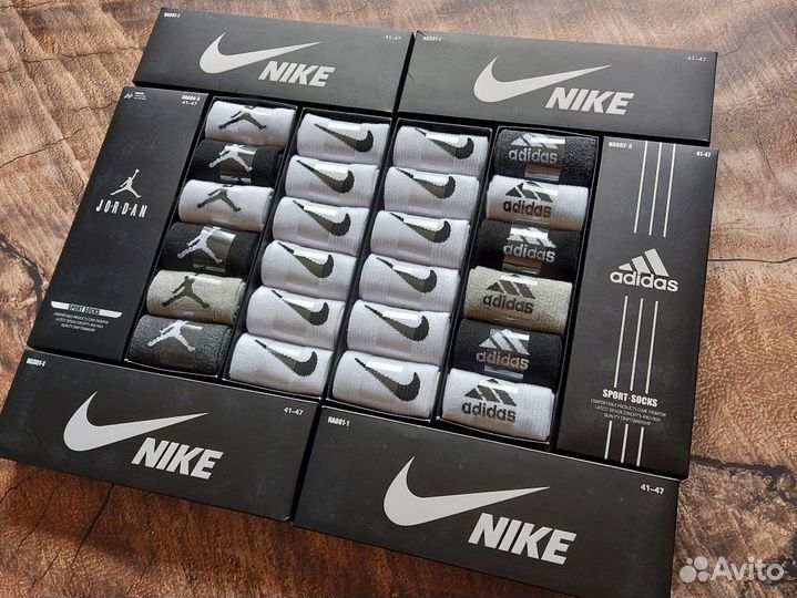 Носки Nike Adidas Jordan качество