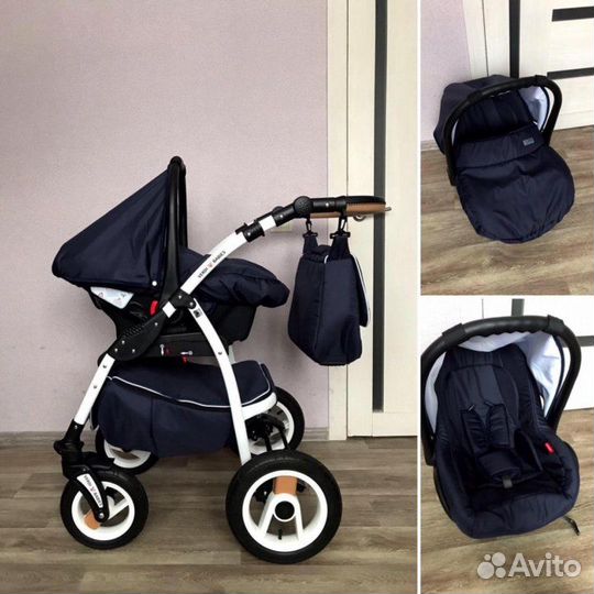 Премиум Коляска 3 в 1-Verdi Optima,как новая
