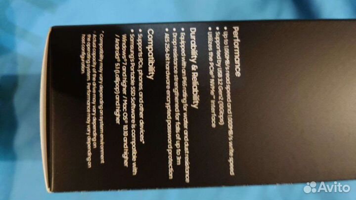 Внешний жесткий диск Samsung T7 Shield 1Tb ssd