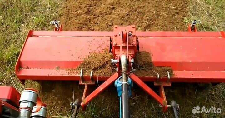 Вспашка земли плугом, фрезой, пахать землю