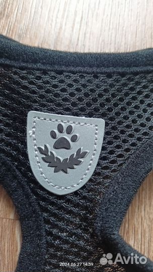 Шлейка для маленькой собачки или кошки (S) новая