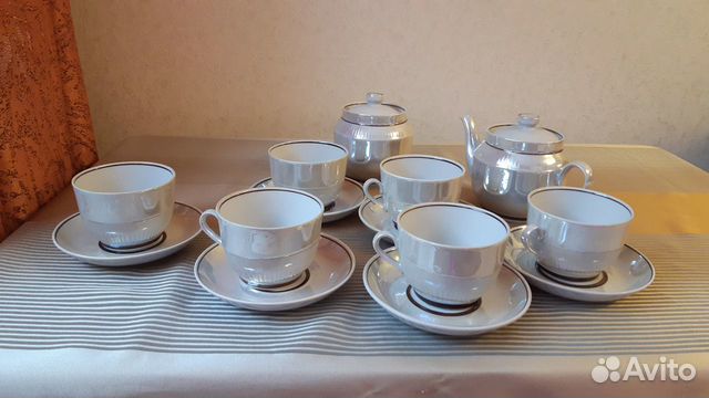 Чайный сервиз новый 6 персон