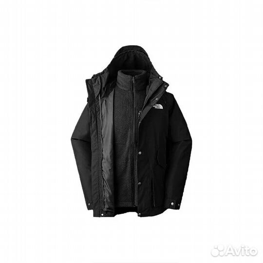 THE north face Windbreaker Jackets Men Black+Gift Bag (xxxl)(44)